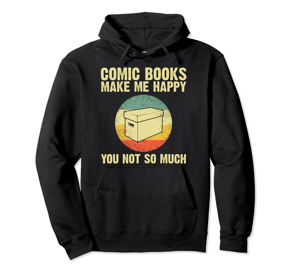 Comic Book Comic Book Lovers Books Nerd Hoodie - Aesthetic Graphic Unisex - T-Shirt, Sweatshirt, Hoodie