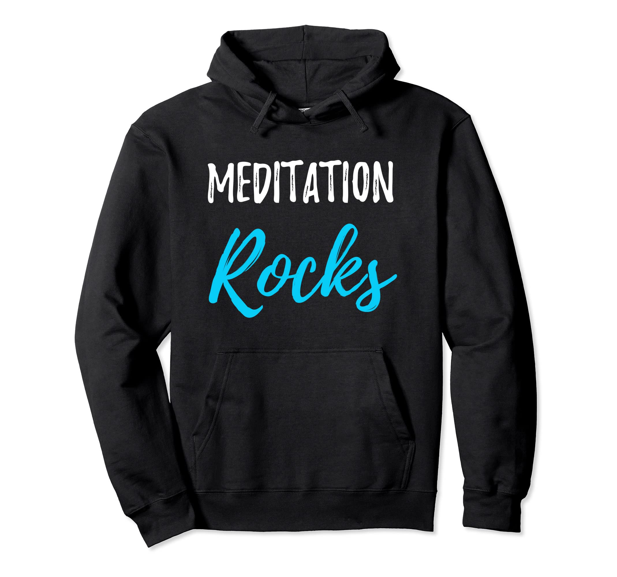 Meditation Rocks Funny Yoga Mindfulness Hoodie - Minimalist Print Unisex - T-Shirt, Sweatshirt, Hoodie