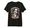 Overstimulated But Festive Opossum T-Shirt - Graphic Print for Adults - T-Shirt, Sweatshirt, Hoodie