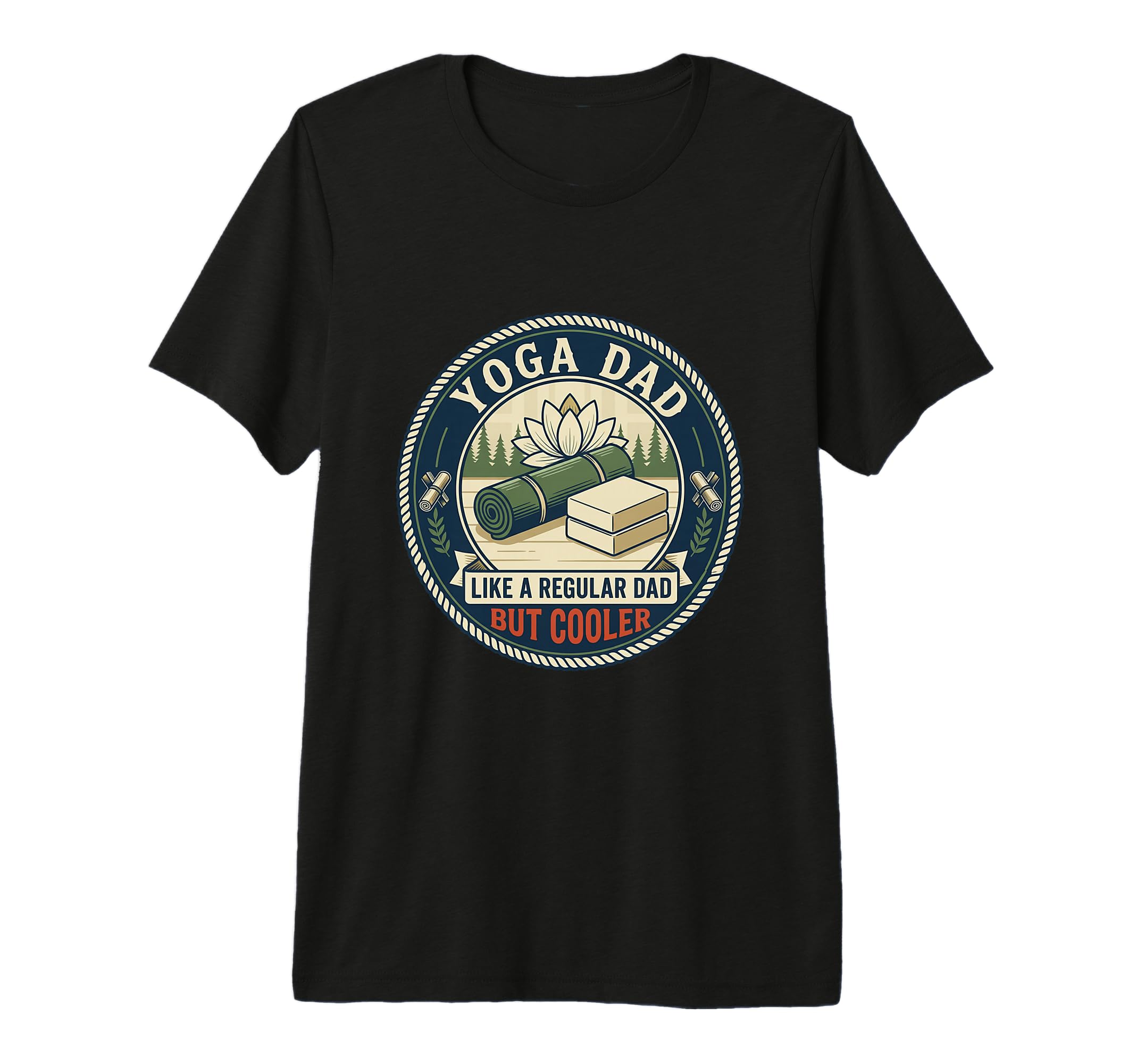 Mens Yoga Dad Meditation Fitness T-Shirt - Streetwear Style for Adults - T-Shirt, Sweatshirt, Hoodie