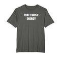 Plot Twist Energy Mens Big And Tall T-Shirt - Graphic Print for Adults - T-Shirt, Sweatshirt, Hoodie