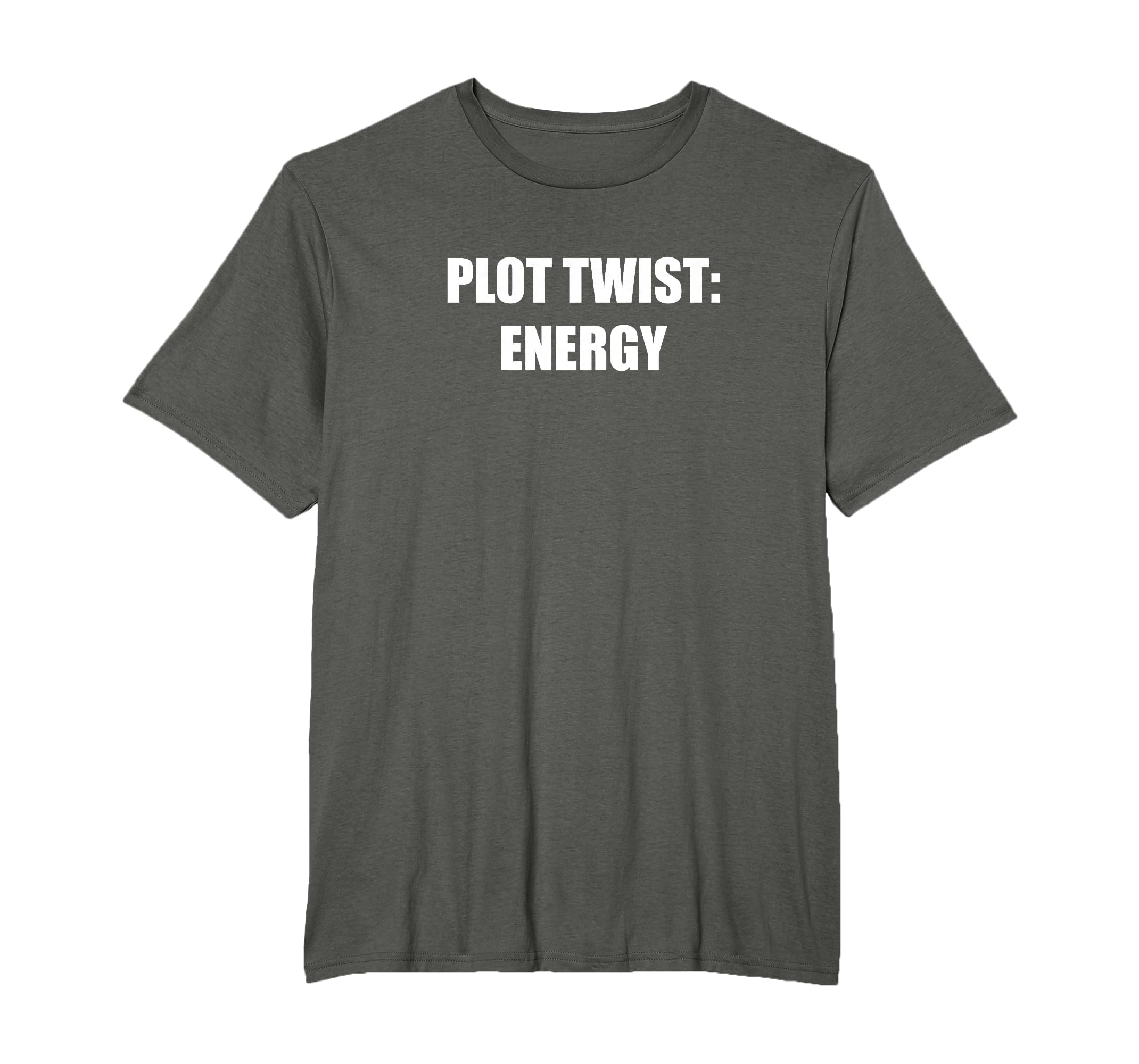 Plot Twist Energy Mens Big And Tall T-Shirt - Graphic Print for Adults - T-Shirt, Sweatshirt, Hoodie