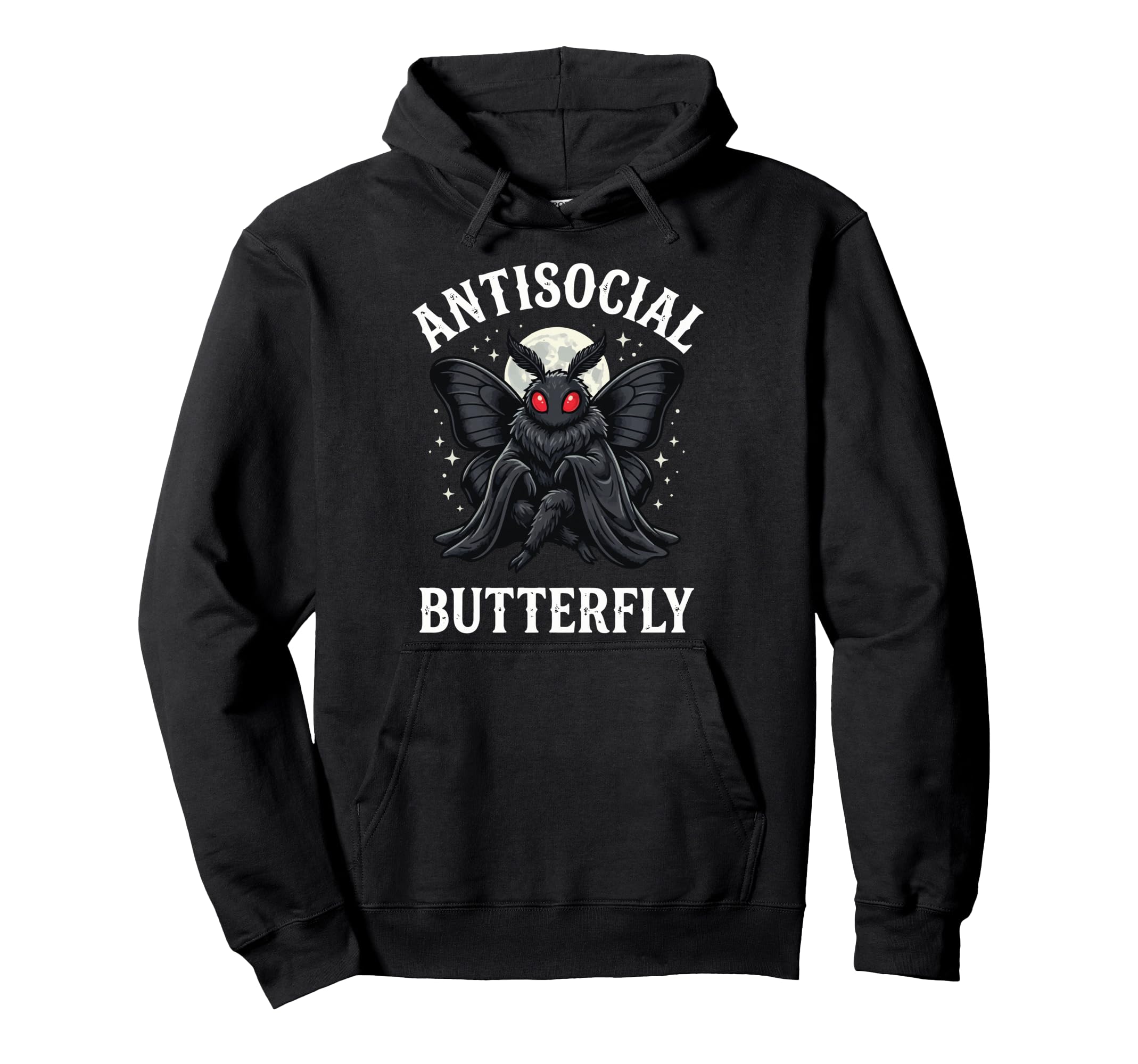 Cryptid Cryptozoology Mothman Sweatshirt - Trendy Graphic for Adults - T-Shirt, Sweatshirt, Hoodie