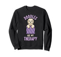 Doodles Are My Therapy Ironic Sweatshirt - Graphic Print Unisex - T-Shirt, Sweatshirt, Hoodie