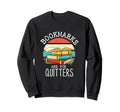 Bookmarks Are Quitters Book Lovers Sweatshirt - Graphic Print for Adults - T-Shirt, Sweatshirt, Hoodie