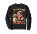 Book Lover Bookish Capybara Reading My Sweatshirt - Trendy Graphic Unisex - T-Shirt, Sweatshirt, Hoodie