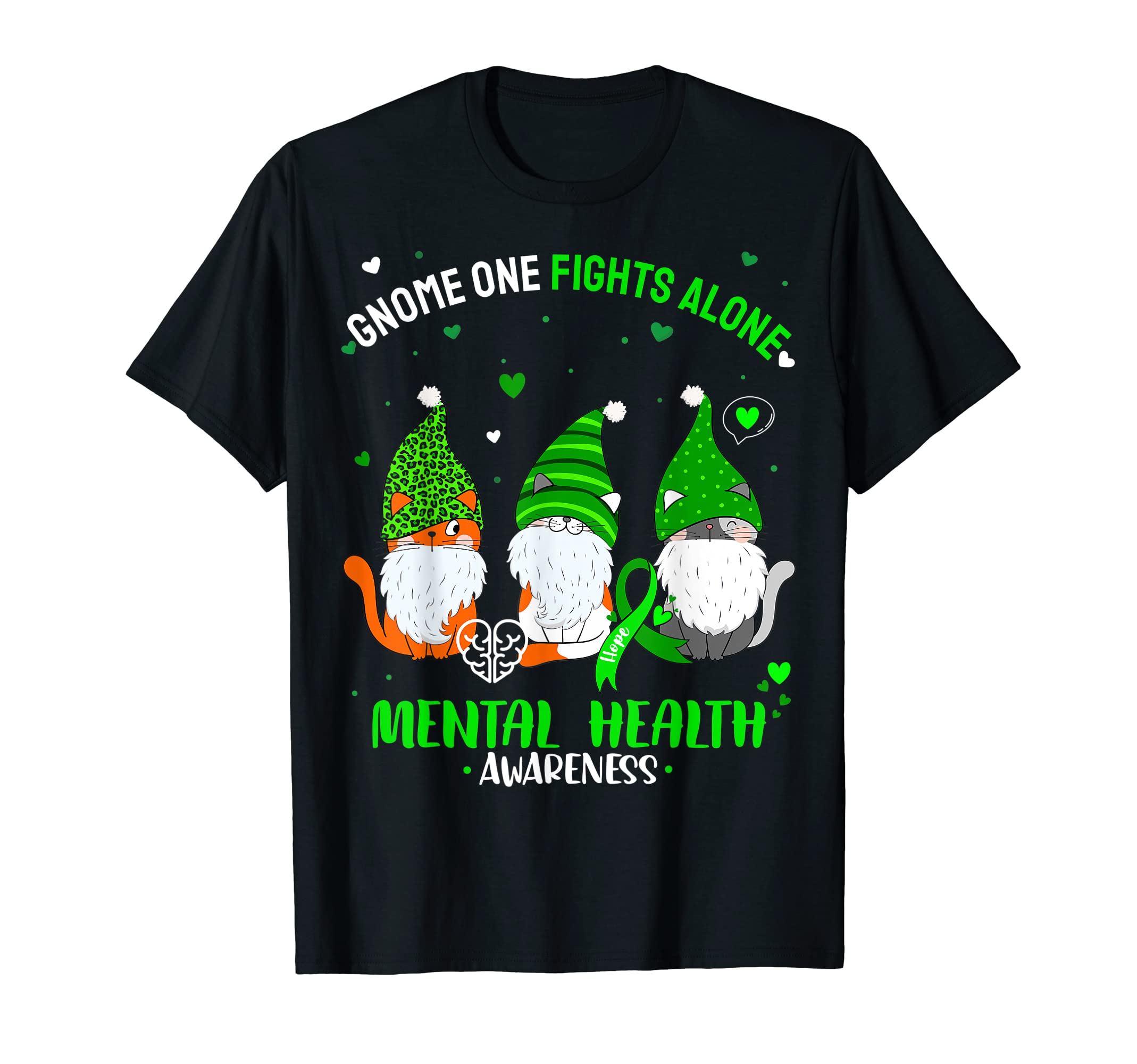 We Wear Green Gnome One Fights T-Shirt - Casual Everyday Wear for Adults - T-Shirt, Sweatshirt, Hoodie