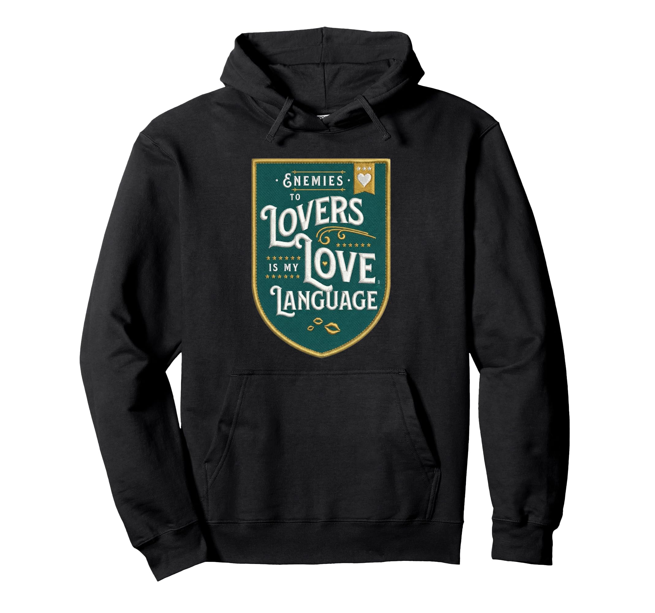 Enemies To Lovers Love Language Valentine Hoodie - Graphic Print Men Women - T-Shirt, Sweatshirt, Hoodie