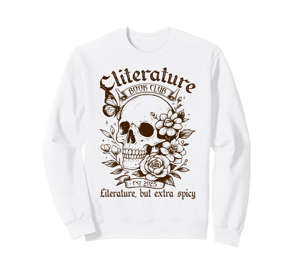 Spicy Book Reader Reading Sweatshirt - Casual Everyday Wear for Adults - T-Shirt, Sweatshirt, Hoodie