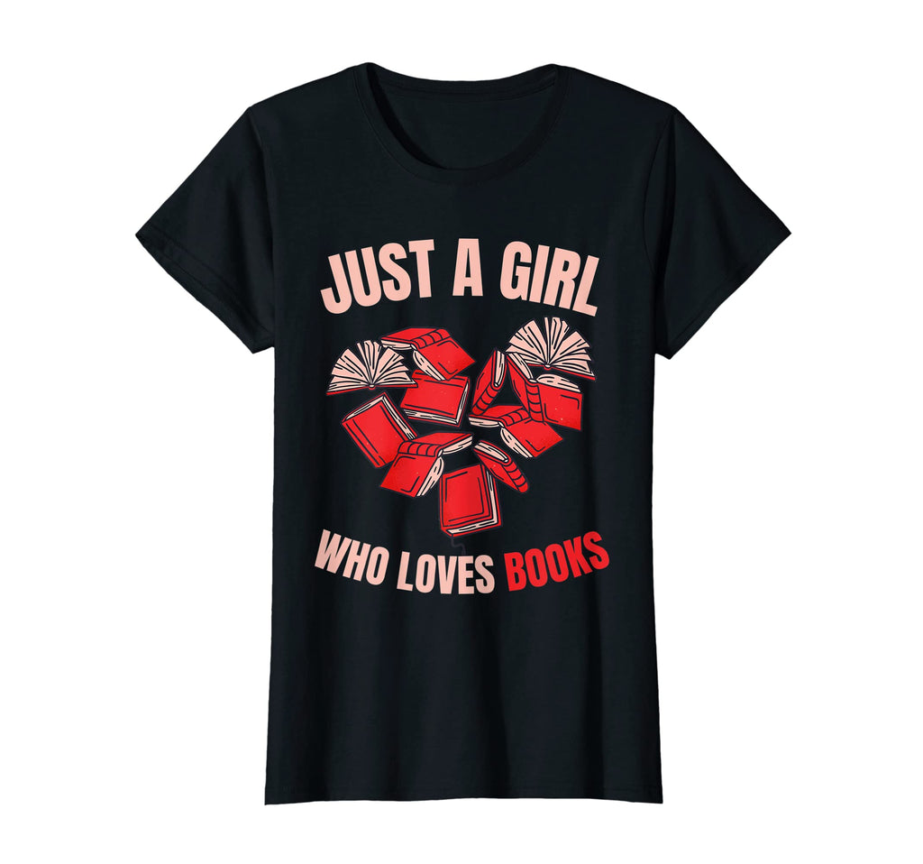 Womens Just Who Loves Books Bookworm T-Shirt - Aesthetic Graphic Men Women - T-Shirt, Sweatshirt, Hoodie