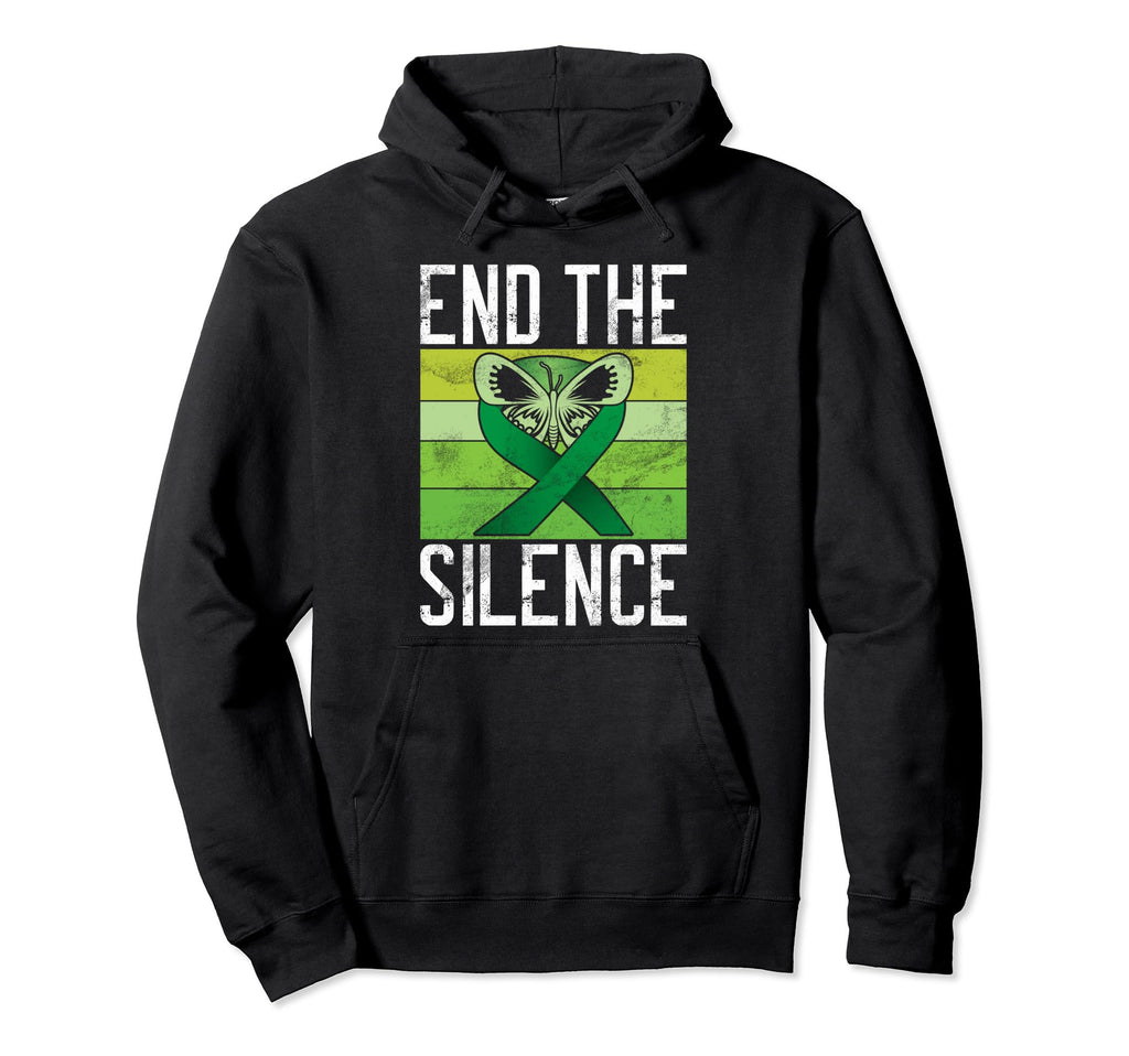 End Silence Mental Health Hoodie - Graphic Print Unisex - T-Shirt, Sweatshirt, Hoodie