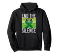 End Silence Mental Health Hoodie - Graphic Print Unisex - T-Shirt, Sweatshirt, Hoodie