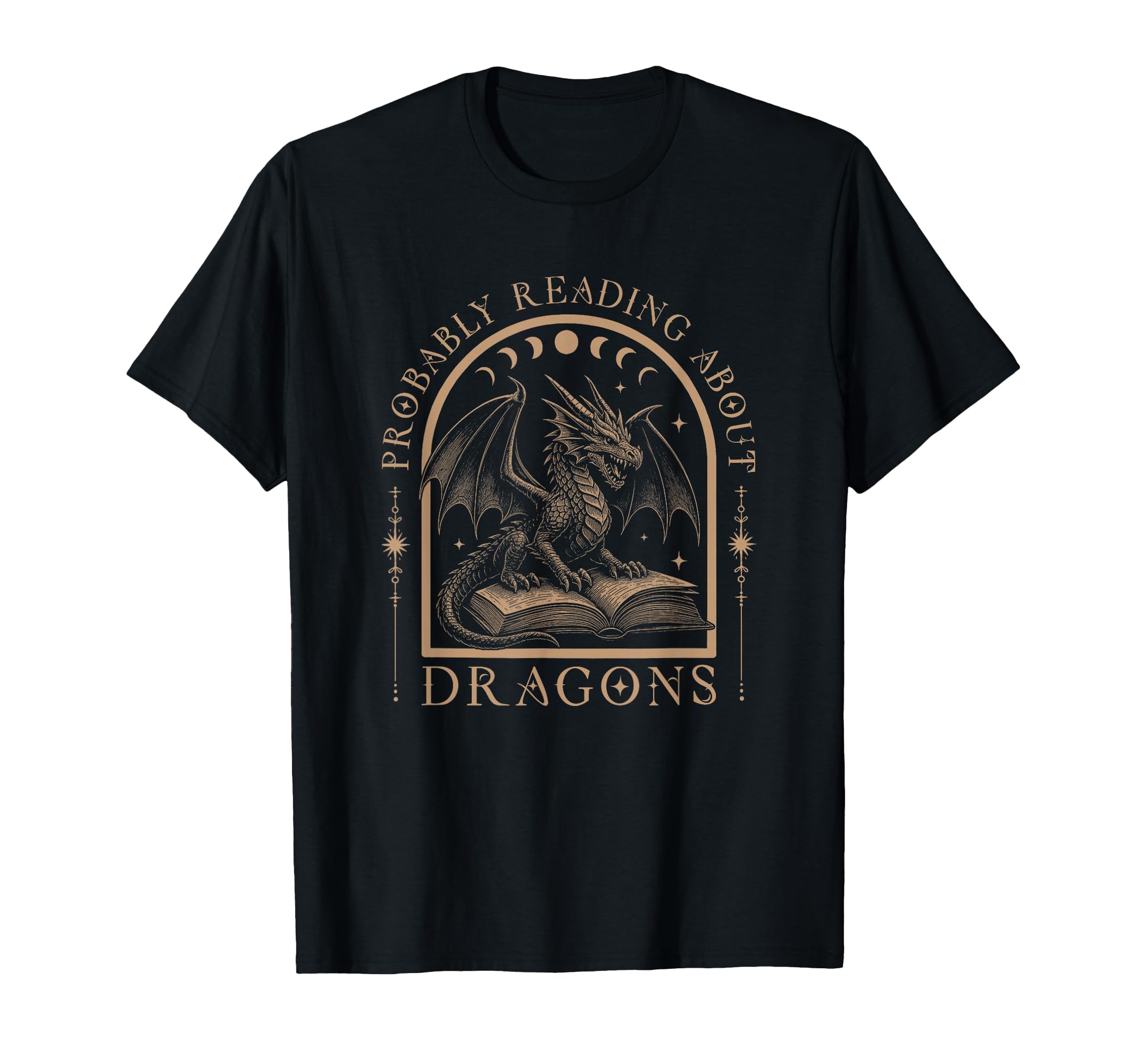 Bookish Book Dragon Lover Probably T-Shirt - Novelty Apparel Unisex - T-Shirt, Sweatshirt, Hoodie