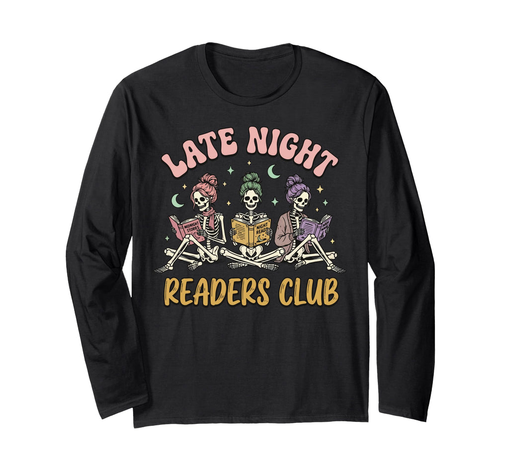Night Reader Reading Bookworm T-Shirt - Aesthetic Graphic for Adults - T-Shirt, Sweatshirt, Hoodie
