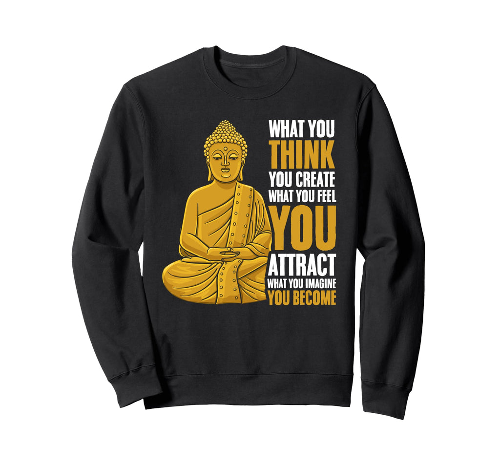 Buddhist Namaste Mindfulness Yoga Sweatshirt - Trendy Graphic Men Women - T-Shirt, Sweatshirt, Hoodie