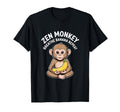 Zen Monkey Breathe Banana Repeat T-Shirt - Trendy Graphic Men Women - T-Shirt, Sweatshirt, Hoodie