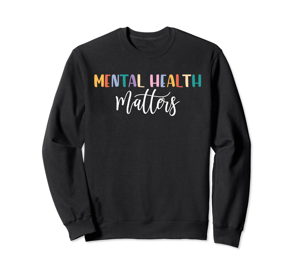 Mental Health Matters Human Brain Sweatshirt - Casual Everyday Wear Unisex - T-Shirt, Sweatshirt, Hoodie