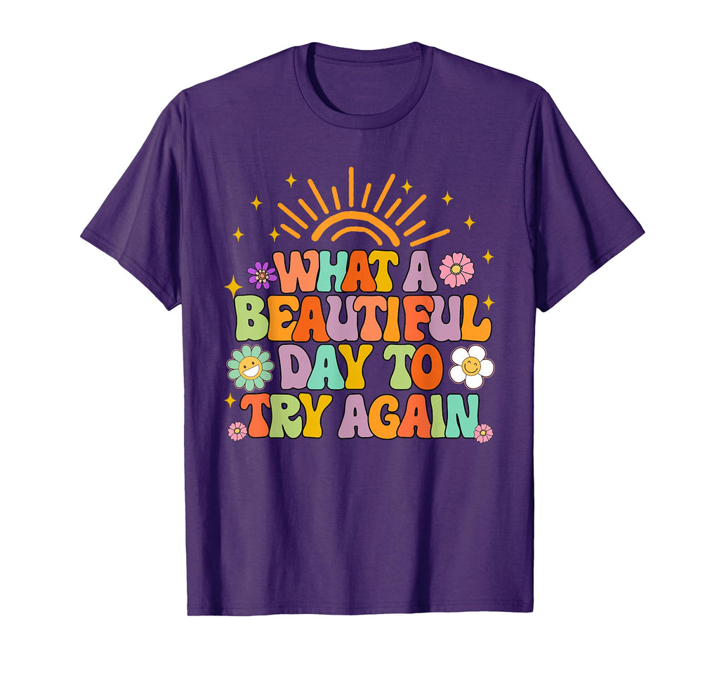 Mental Health Anxiety What Beautiful Day To T-Shirt - Graphic Print Unisex - T-Shirt, Sweatshirt, Hoodie