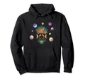 Tree Planets Yoga Meditation Spiritual Hoodie - Streetwear Style Men Women - T-Shirt, Sweatshirt, Hoodie