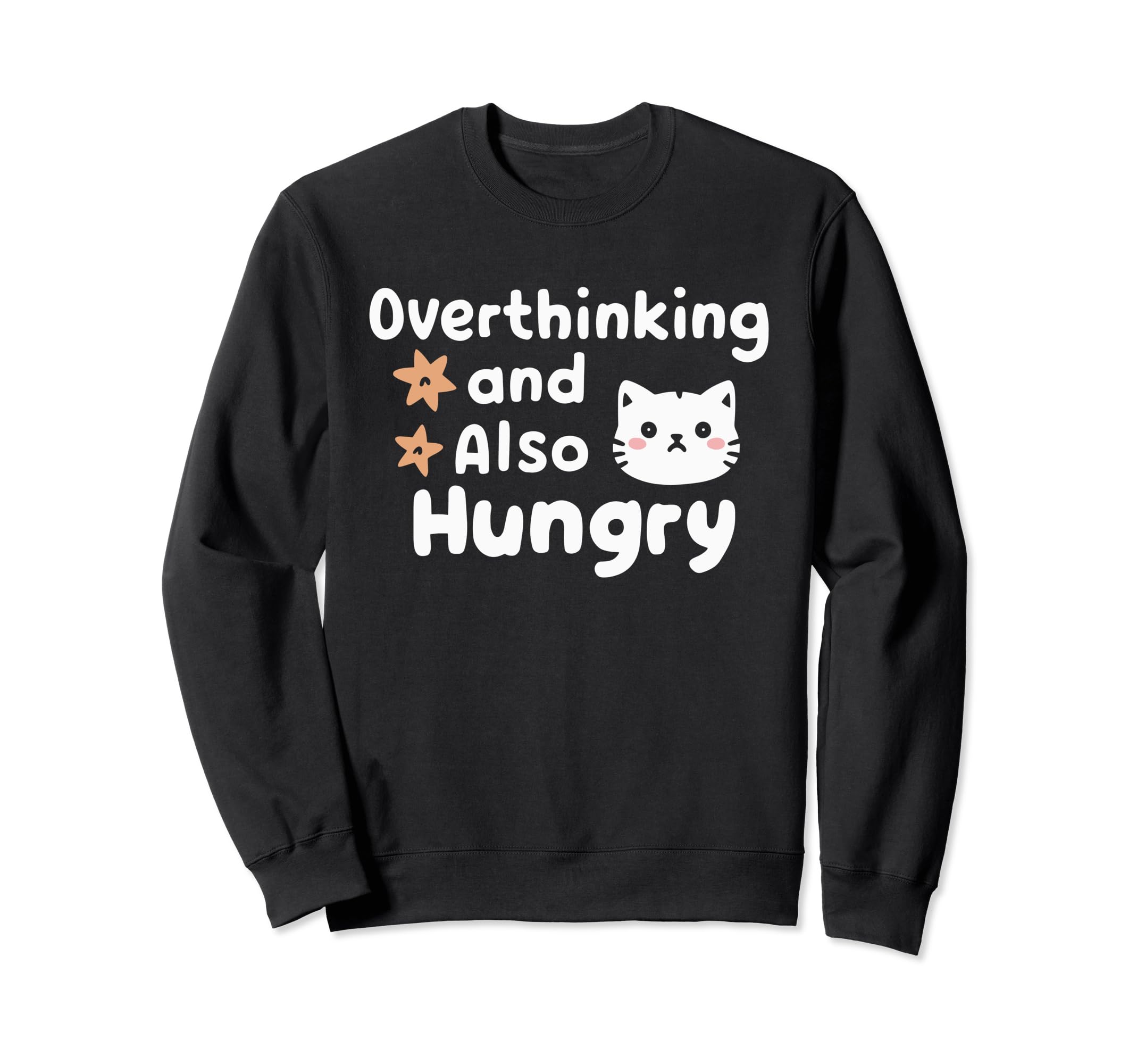 Hungry Overthinker Food Anxiety Emotional T-Shirt - Novelty Apparel Unisex - T-Shirt, Sweatshirt, Hoodie