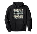 Overthinking Overthinker Funny Hoodie - Custom Art Print for Adults - T-Shirt, Sweatshirt, Hoodie