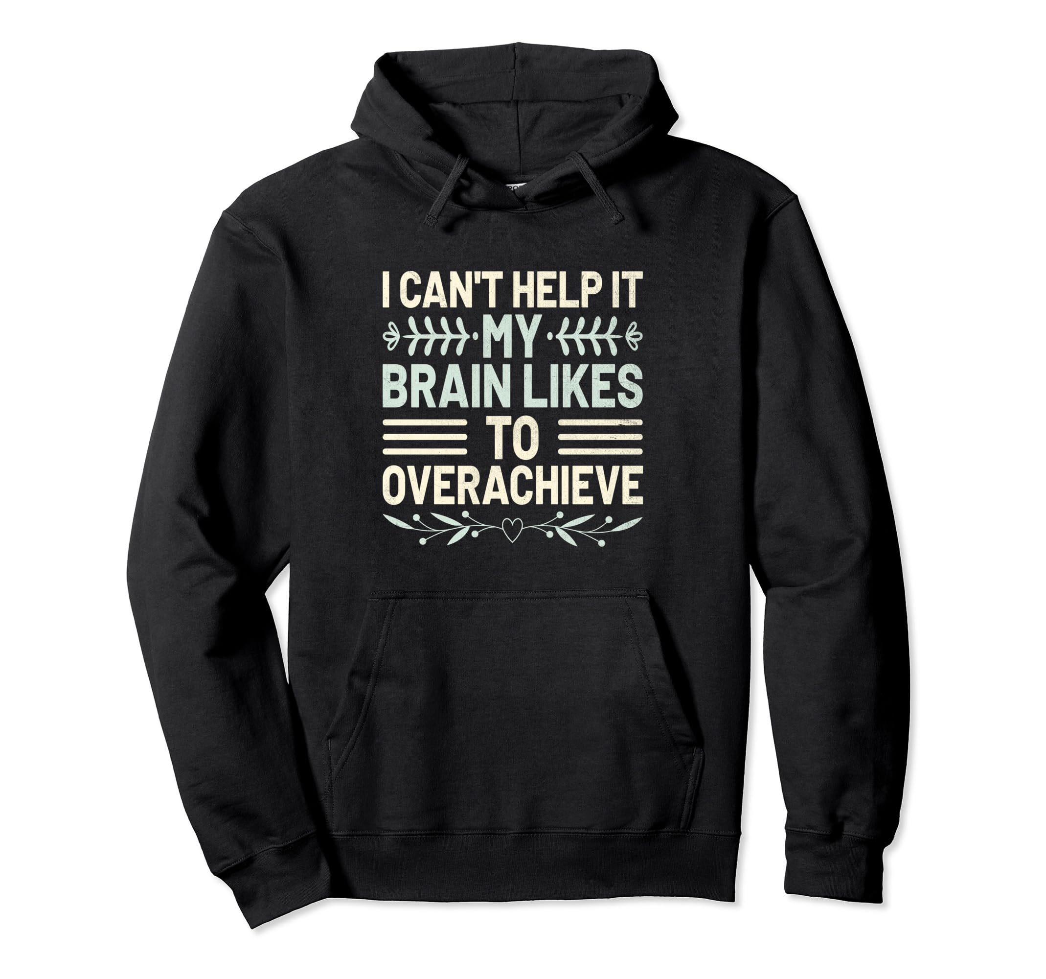 Overthinking Overthinker Funny Hoodie - Custom Art Print for Adults - T-Shirt, Sweatshirt, Hoodie