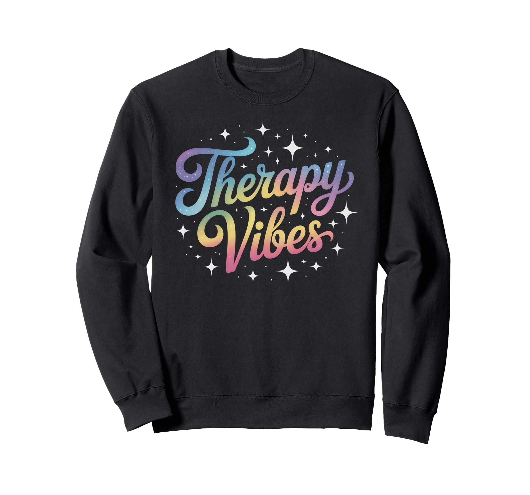 Funny Therapy Vibes Counseling Sweatshirt - Minimalist Print Men Women - T-Shirt, Sweatshirt, Hoodie