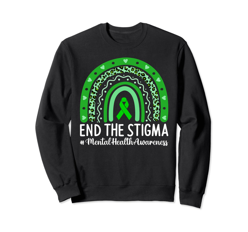 End Stigma Mental Health Sweatshirt - Casual Everyday Wear for Adults - T-Shirt, Sweatshirt, Hoodie