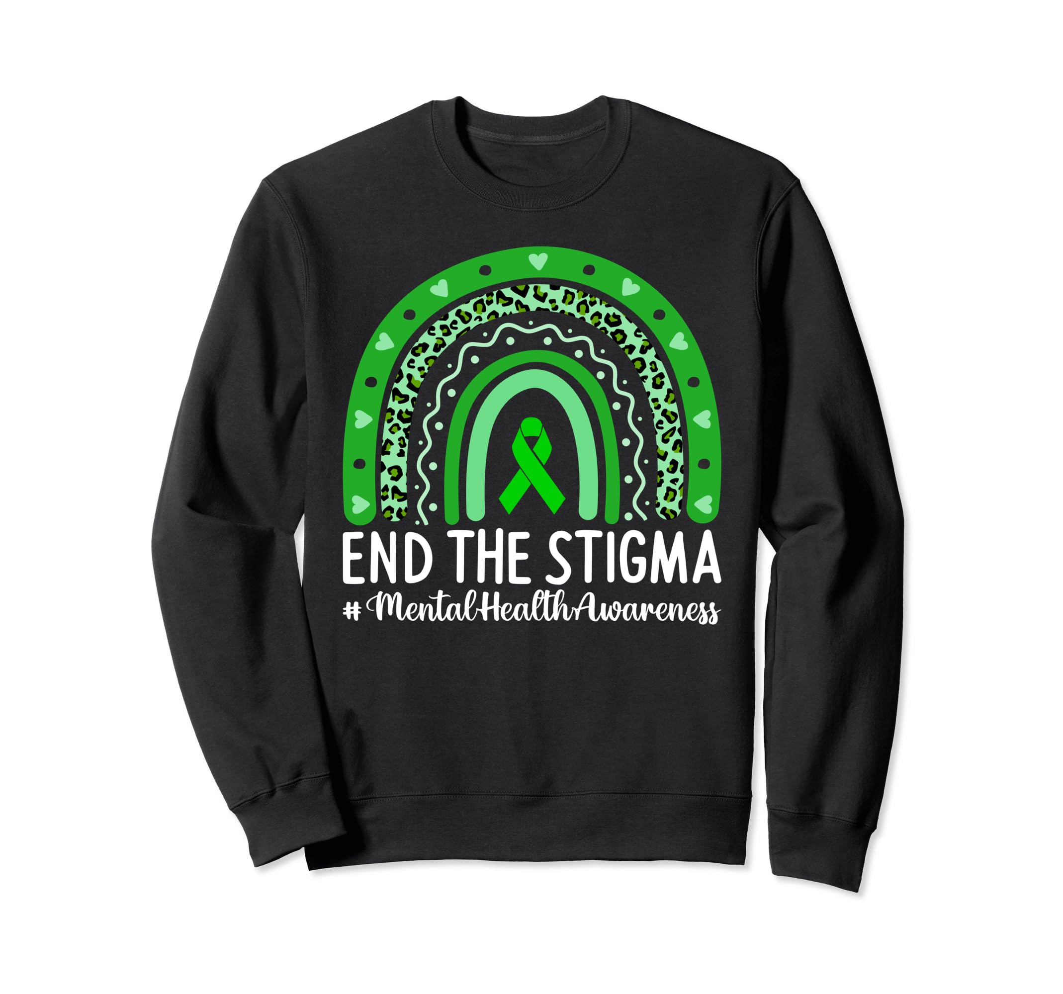 End Stigma Mental Health Sweatshirt - Casual Everyday Wear for Adults - T-Shirt, Sweatshirt, Hoodie