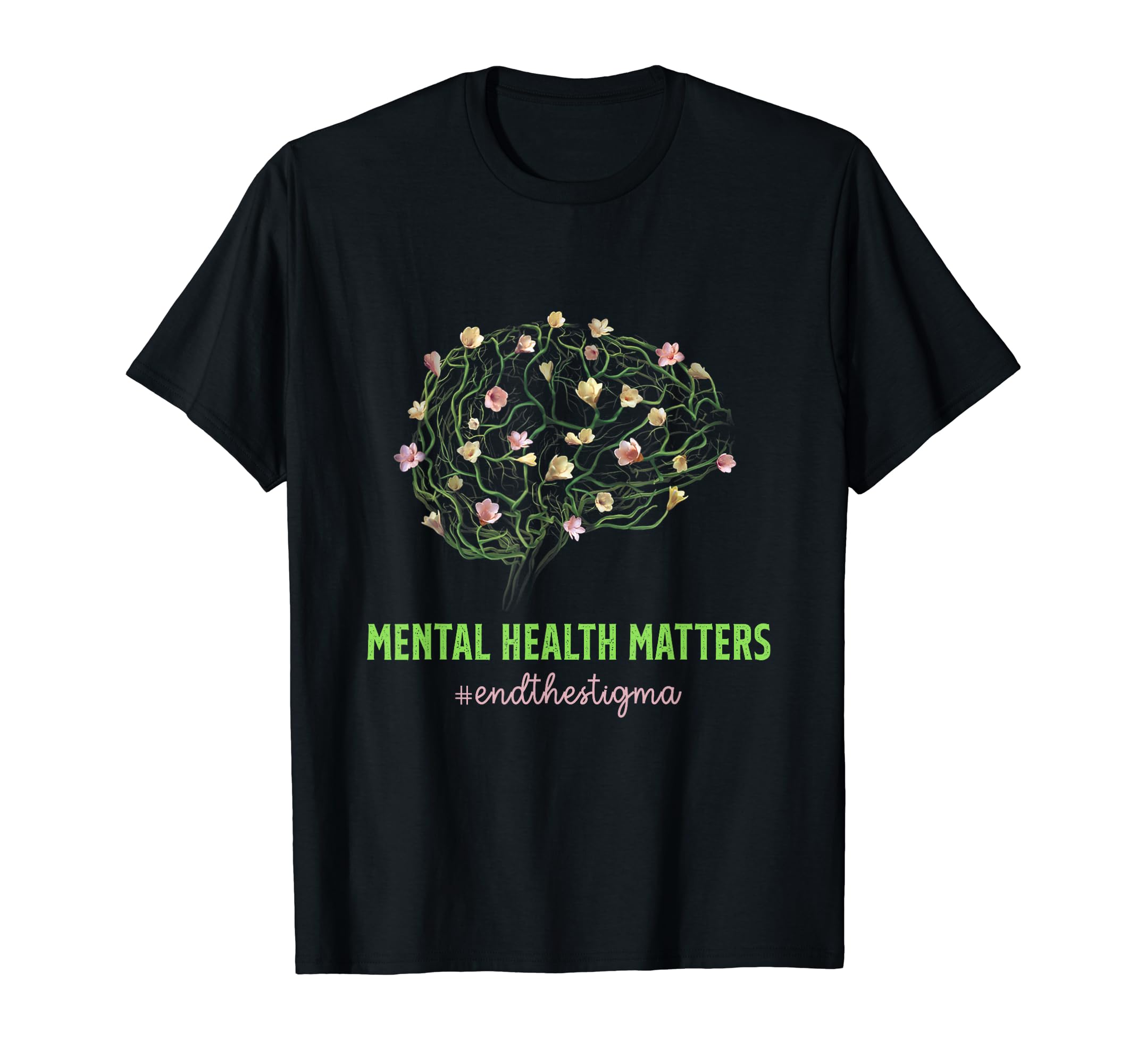 End Stigma Mental Health Mental Health T-Shirt - Unique Graphic for Adults - T-Shirt, Sweatshirt, Hoodie