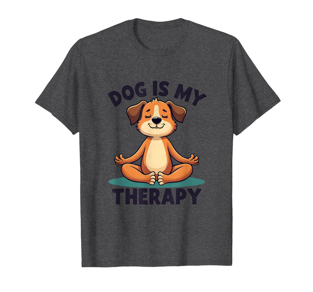 Dog Is My Therapy Healing Paw T-Shirt - Trendy Graphic for Adults - T-Shirt, Sweatshirt, Hoodie