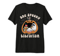 Halloween Ghost One Spooky Librarian T-Shirt - Trendy Graphic for Adults - T-Shirt, Sweatshirt, Hoodie