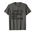 Workout Daily 1 Percent Progress T-Shirt - Aesthetic Graphic Men Women - T-Shirt, Sweatshirt, Hoodie