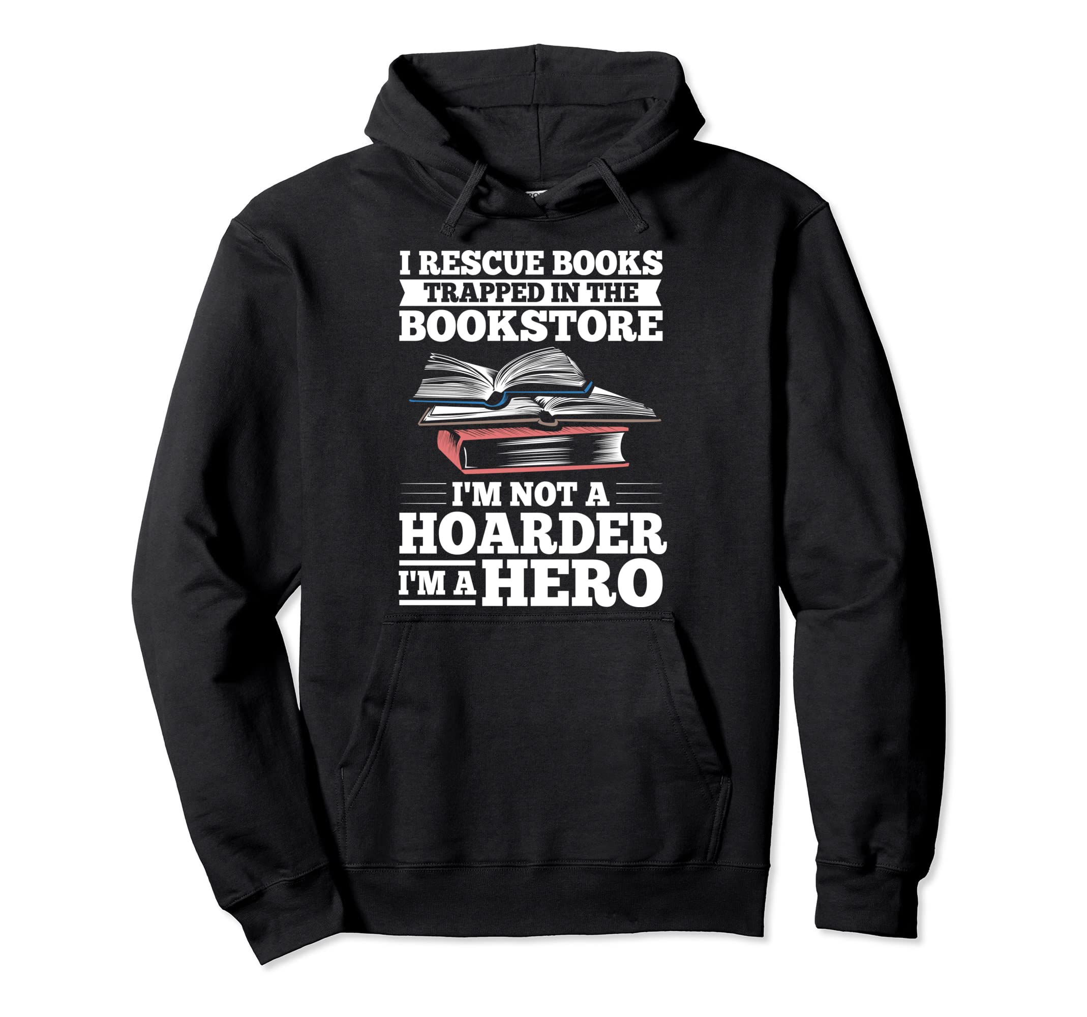Bookworm Outfit Library Literature I Hoodie - Custom Art Print for Adults - T-Shirt, Sweatshirt, Hoodie