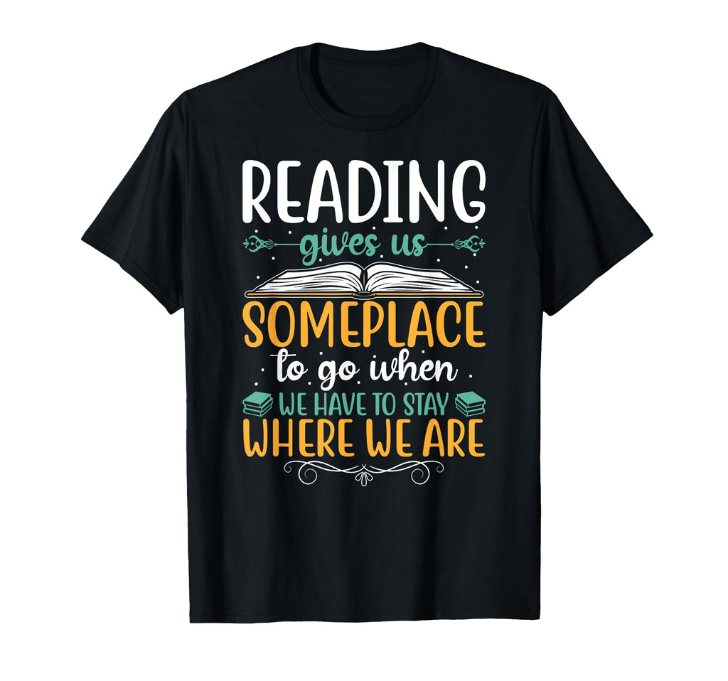 Reading Reader Book Lover Literature T-Shirt - Graphic Print Unisex - T-Shirt, Sweatshirt, Hoodie