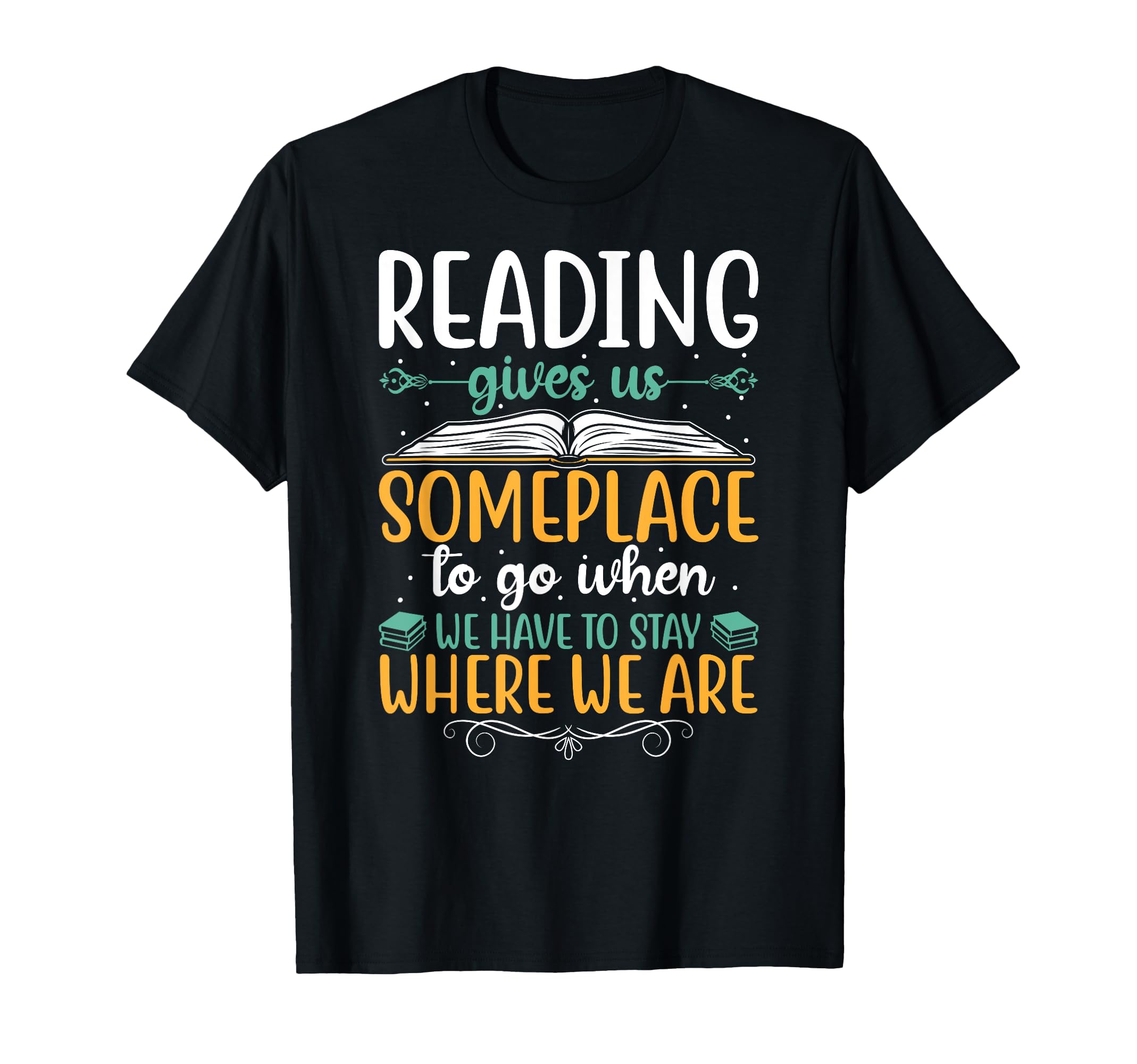 Reading Reader Book Lover Literature T-Shirt - Graphic Print Unisex - T-Shirt, Sweatshirt, Hoodie