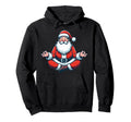 Meditation Santa Yoga Pose Hoodie - Casual Everyday Wear for Adults - T-Shirt, Sweatshirt, Hoodie