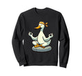 Meditation Duck Yoga Pose Relaxing Sweatshirt - Unique Graphic for Adults - T-Shirt, Sweatshirt, Hoodie
