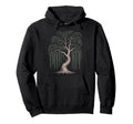 Mindfulness Weeping Willow Tree Hoodie - Aesthetic Graphic Men Women - T-Shirt, Sweatshirt, Hoodie