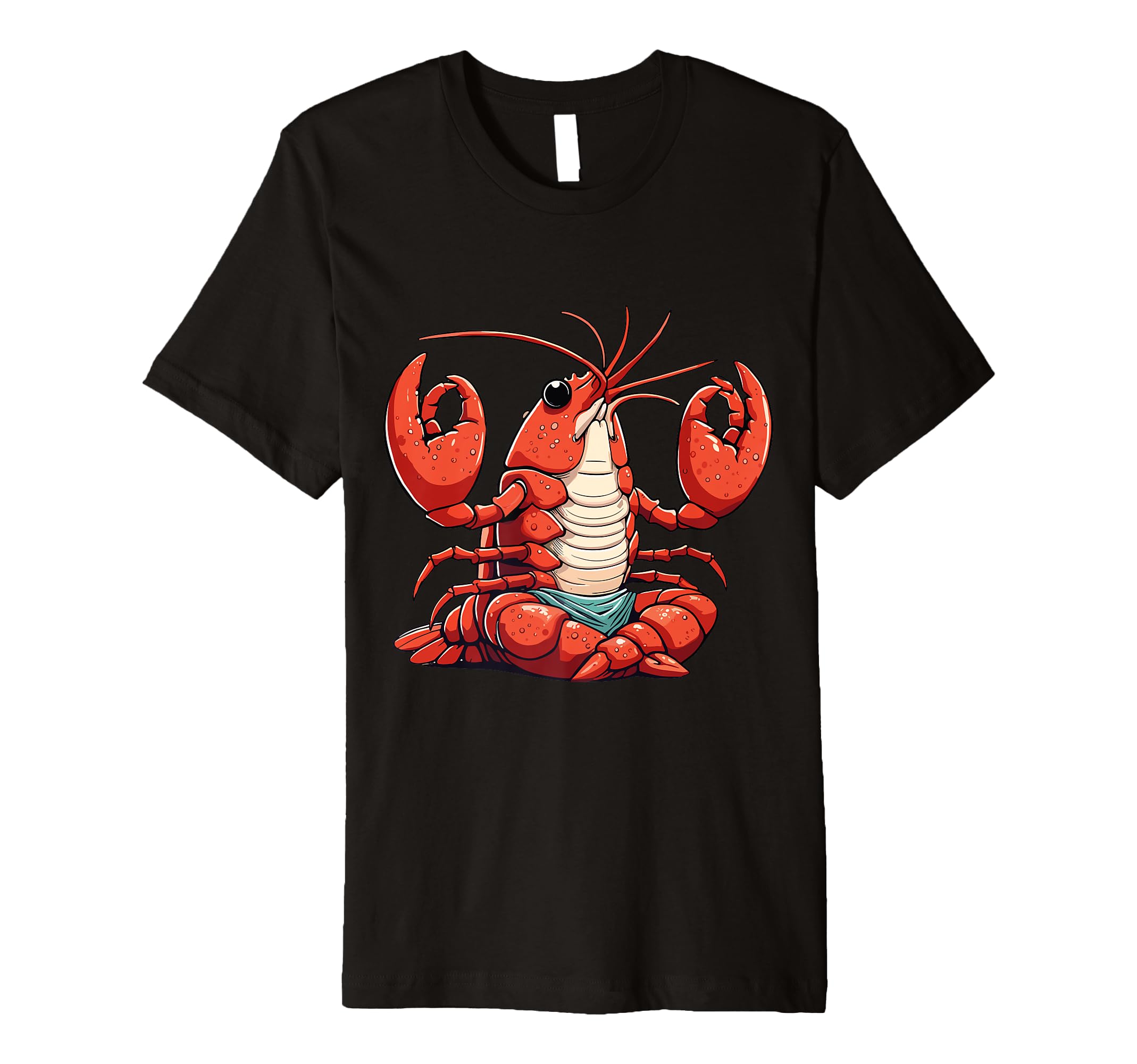 Meditation Lobster Yoga Pose Relaxing T-Shirt - Novelty Apparel for Adults - T-Shirt, Sweatshirt, Hoodie
