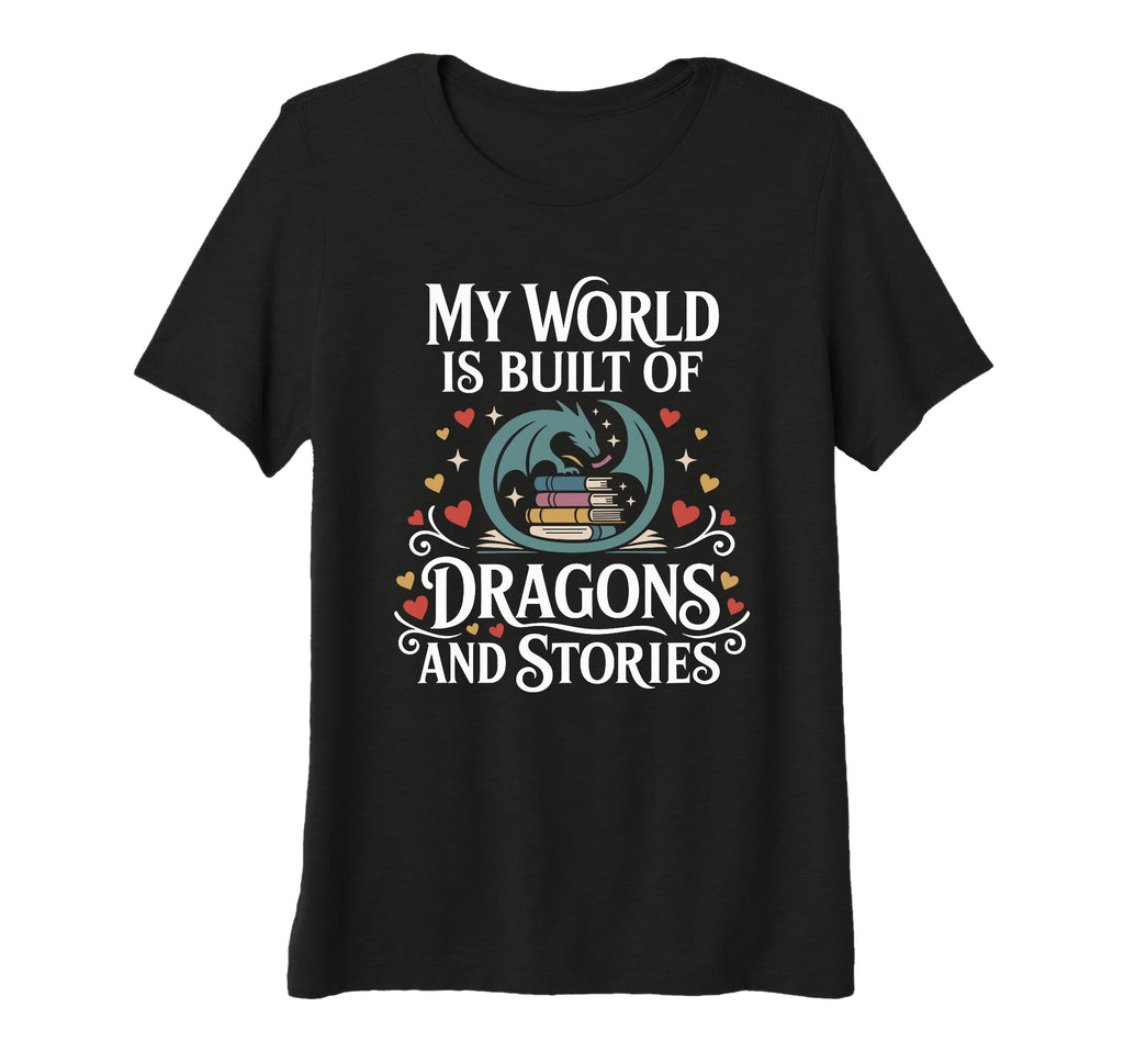 Womens Fantasy Book Lover Magic And T-Shirt - Custom Art Print for Adults - T-Shirt, Sweatshirt, Hoodie