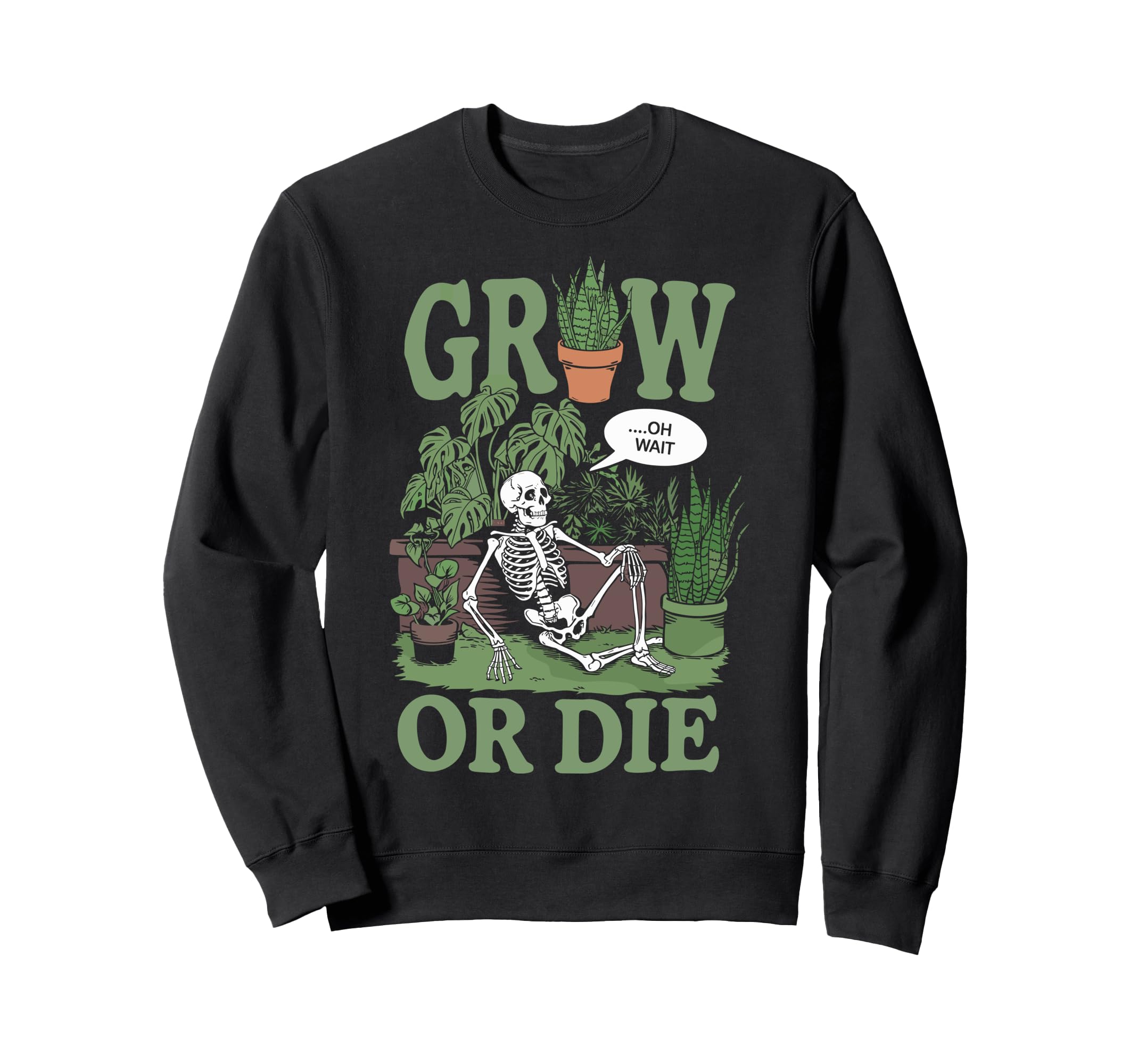 Plant Lover Botanical House Sweatshirt - Casual Everyday Wear Men Women - T-Shirt, Sweatshirt, Hoodie