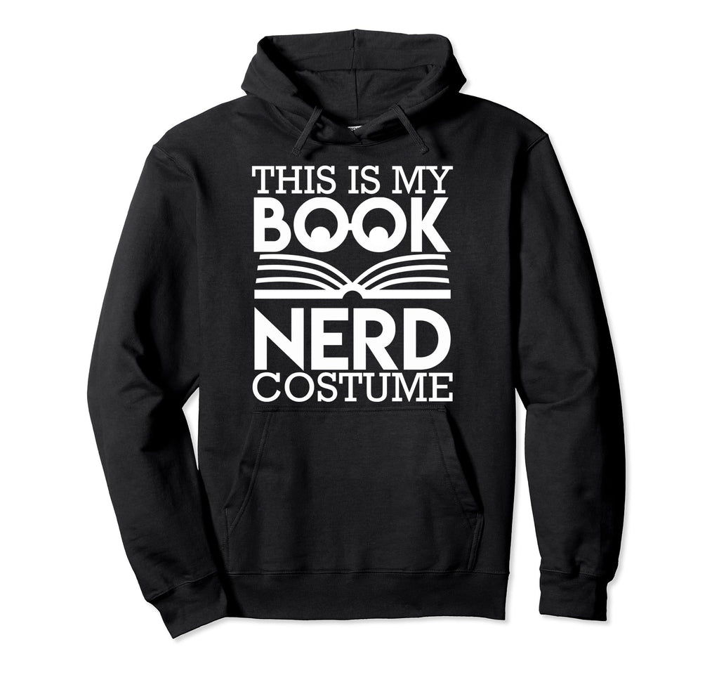 Book Nerd Costume Halloween Funny Hoodie - Custom Art Print for Adults - T-Shirt, Sweatshirt, Hoodie