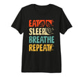 Eat Sleep Breathe Repeat Breathwork T-Shirt - Fun Novelty Design Men Women - T-Shirt, Sweatshirt, Hoodie