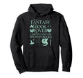 Fantasy Book Lover Dragons And Magic Hoodie - Casual Everyday Wear Unisex - T-Shirt, Sweatshirt, Hoodie