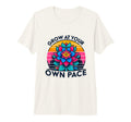 Grow Your Own Pace Colorful Bloom T-Shirt - Unique Graphic Men Women - T-Shirt, Sweatshirt, Hoodie