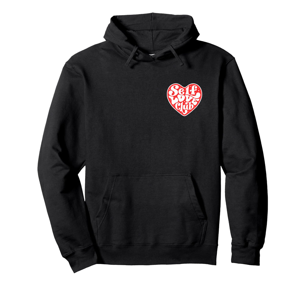Self Love Club Self Love Groovy Valentine Hoodie - Custom Art Print Unisex - T-Shirt, Sweatshirt, Hoodie