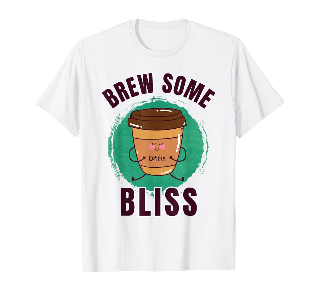 Funny Coffee Brew Yoga Mindfulness T-Shirt - Unique Graphic Unisex - T-Shirt, Sweatshirt, Hoodie