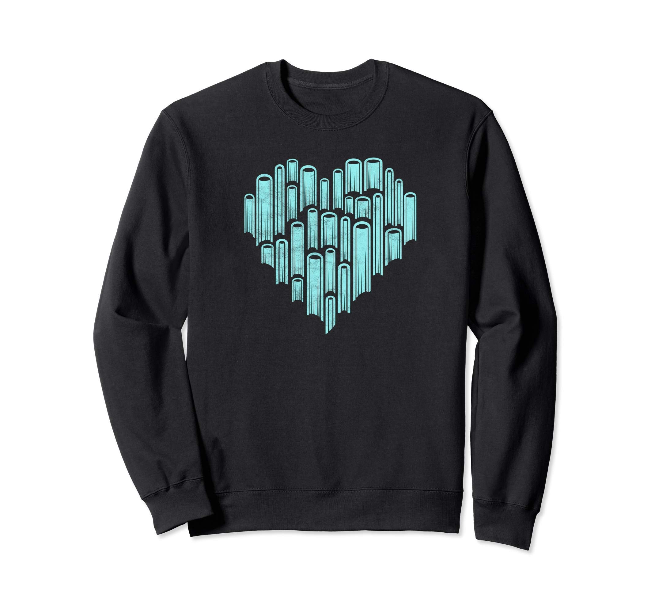 Heart Love Books Literary Reader Sweatshirt - Casual Everyday Wear Unisex - T-Shirt, Sweatshirt, Hoodie