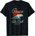Peace Be Still Mark 4:39 Life Waves Jesus Christ Unisex T-shirt, Sweatshirt, Hoodie, Long Sleeve Tee - T-Shirt, Sweatshirt, Hoodie